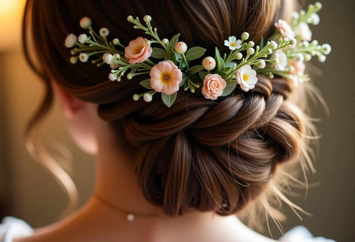 coiffure mariage tresse