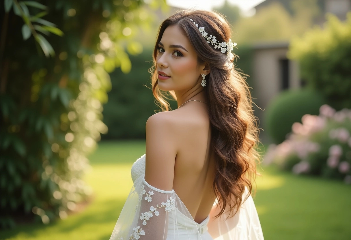 coiffure nuptiale